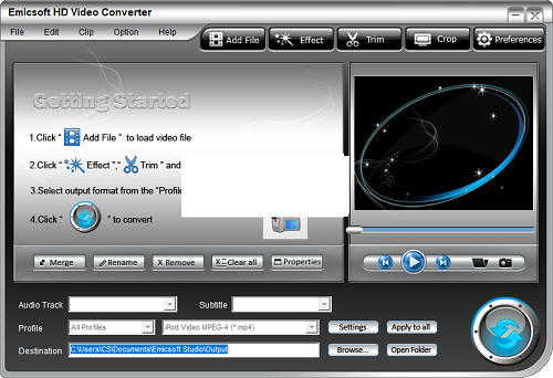 Emicsoft HD Video Converter