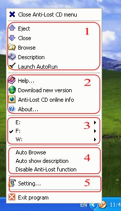 Anti Lost CD Ejector
