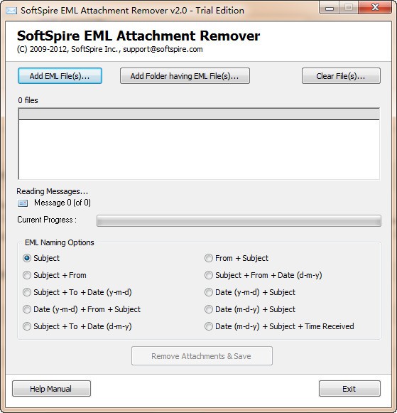 SoftSpire EML Attachment Remover