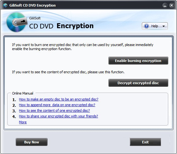 Gilisoft CD DVD Encryption