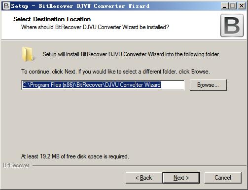 BitRecover DjVu Converter Wizard