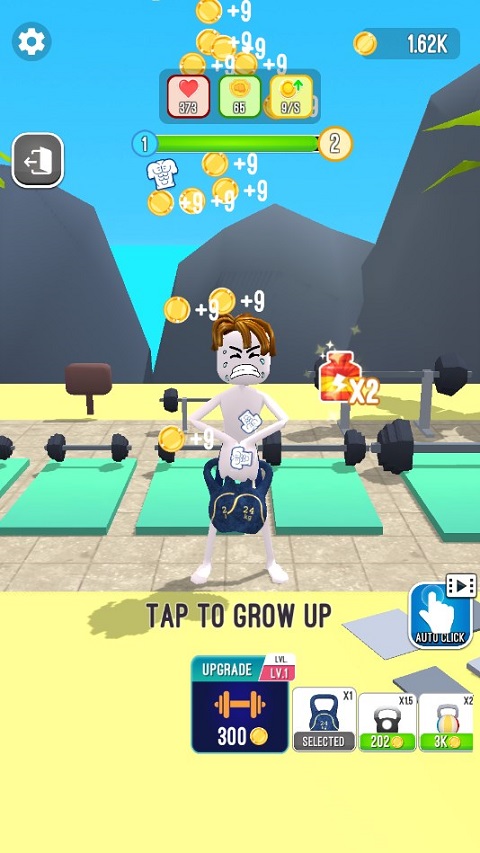 Roblock Gym Clicker: Tap Hero