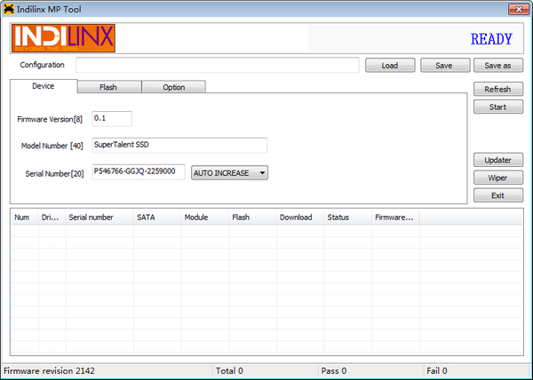 Indilinx MP Tool