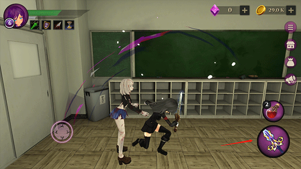 動漫高中僵尸模擬器手機版(Anime High School Zombie)