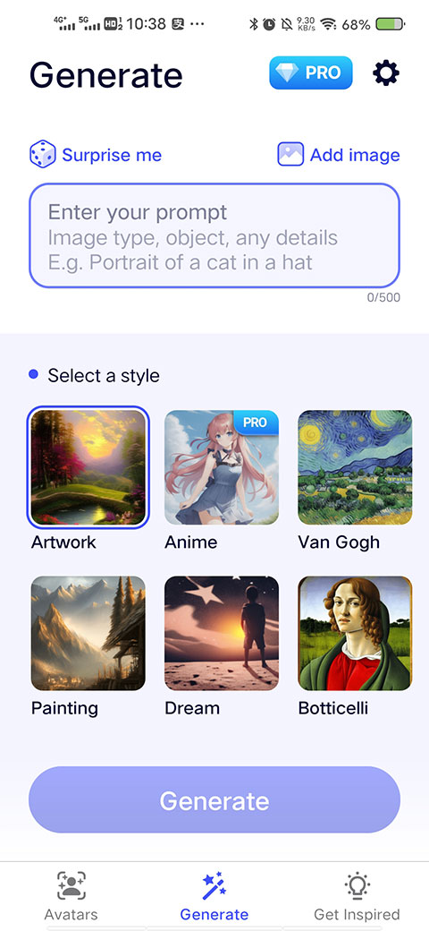 AIBY AI Art繪畫生成器