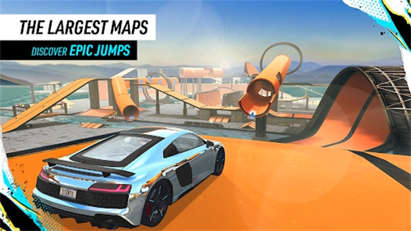 汽車特技比賽最新版(Car Stunt Races)