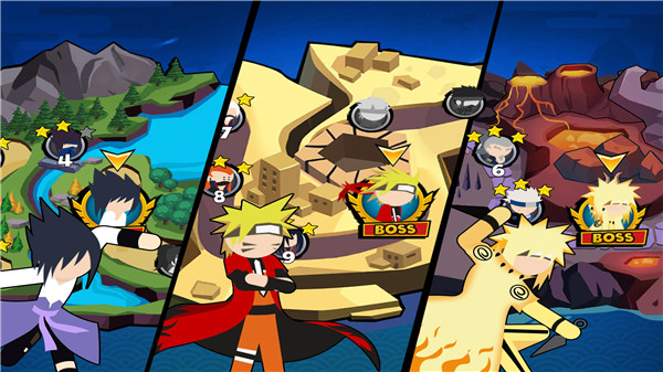 火柴人忍者3v3競技場最新版(Stickman Ninja 3v3)
