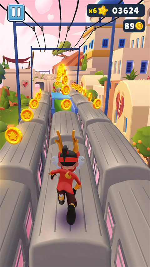 地鐵跑酷國際服無限金幣無限鑰匙版(Subway Surf)
