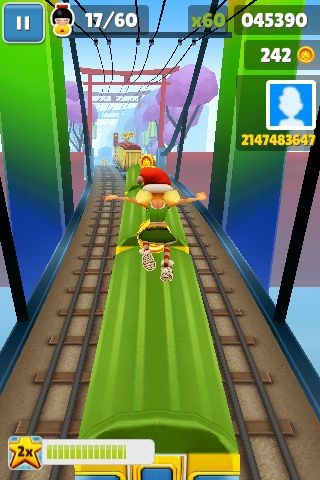 地鐵跑酷國際服無限金幣無限鑰匙版(Subway Surf)