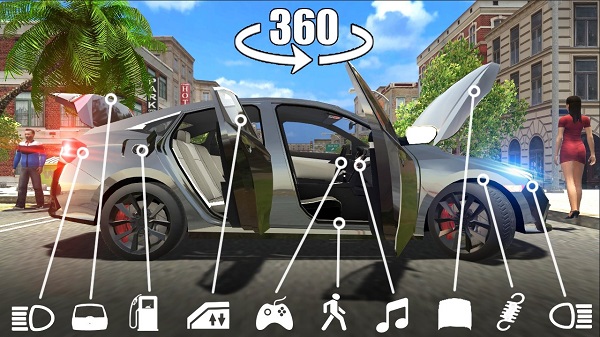 汽車(chē)模擬器城市駕駛官方版(Car Simulator Civic: City Driving)