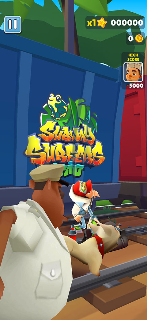地鐵跑酷國際服無限金幣無限鑰匙版(Subway Surf)