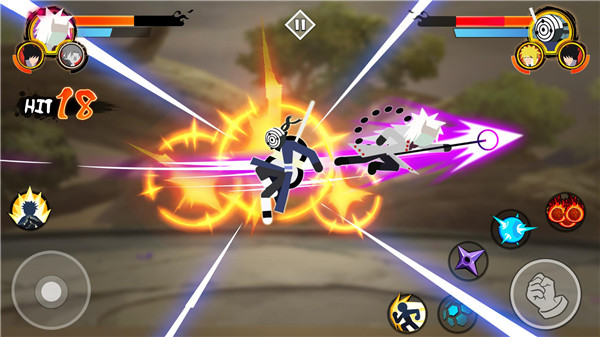 火柴人忍者3v3競技場最新版(Stickman Ninja 3v3)