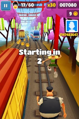 地鐵跑酷國際服無限金幣無限鑰匙版(Subway Surf)