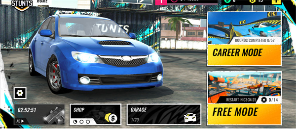 汽車特技比賽最新版(Car Stunt Races)