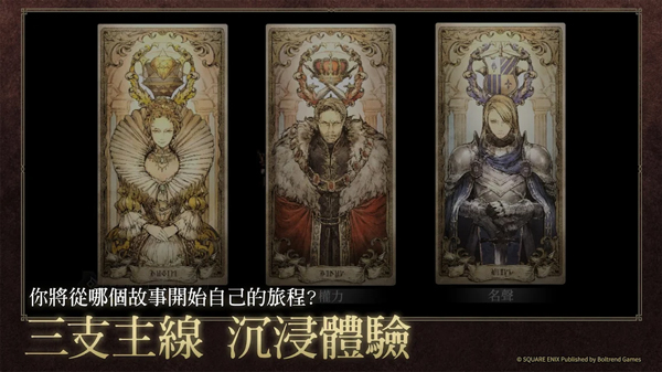 歧路旅人大陸的霸者臺(tái)服中文版