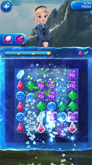 冰雪奇緣冰紛樂最新版(Frozen Free Fall)