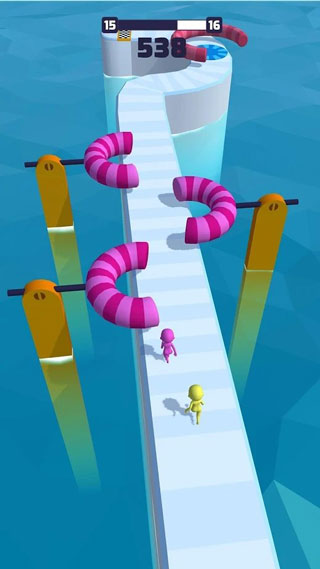 跑跑酷闖關(guān)官方版(Fun Race 3D)