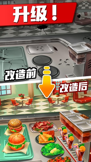 瘋狂的餐廳廚房中文版(Cooking Crush)