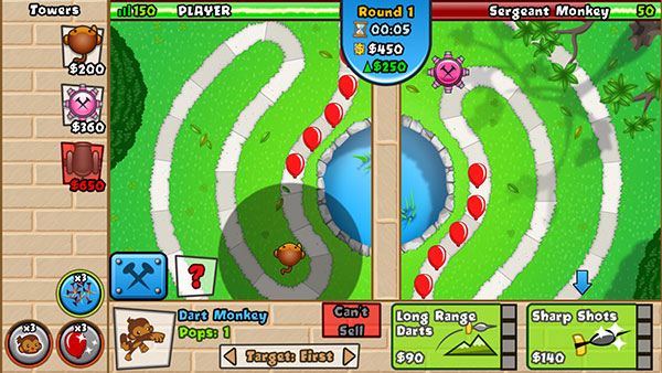 气球塔防对战最新版本(BTD Battles)