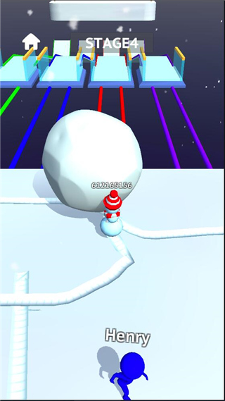雪地賽跑(snow race!!)