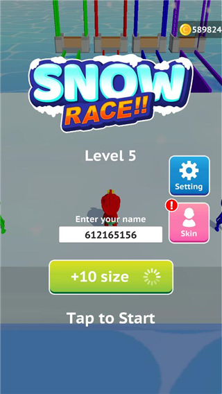 雪地賽跑(snow race!!)