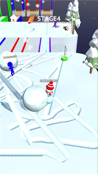 雪地賽跑(snow race!!)