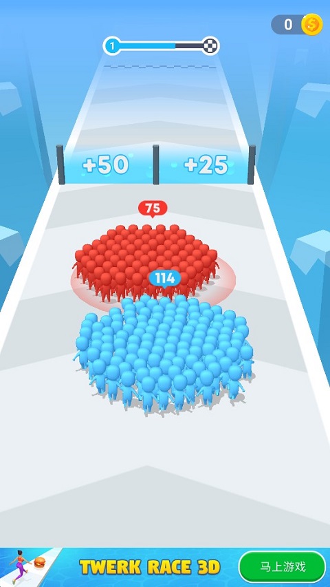 计数大师人群跑步者3d游戏