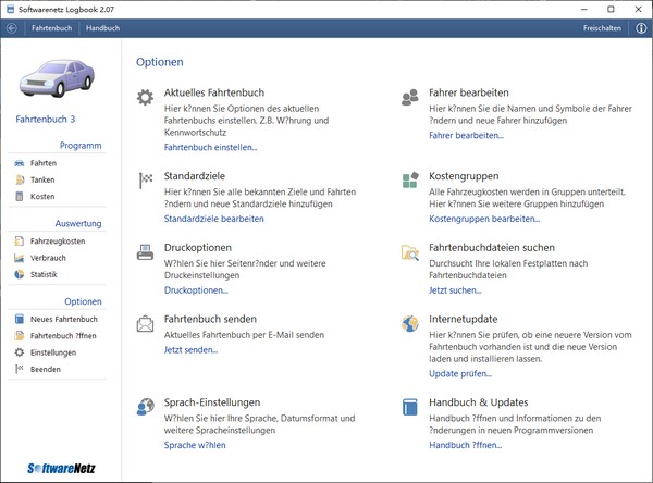 Softwarenetz Logbook