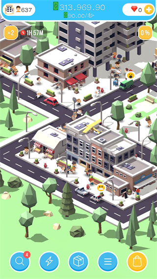空島城市建筑大亨最新版(Idle Island)
