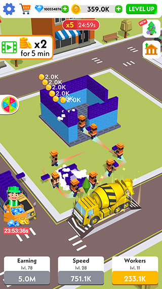建筑大亨3d官方版(Idle Construction 3D)