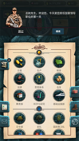 現代時代高級版模擬總統游戲