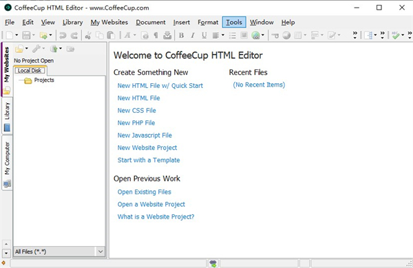 coffeecup html editor(HTML编辑器)