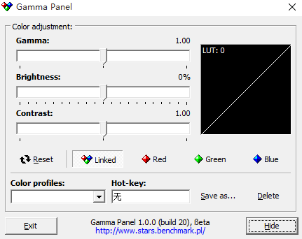 Gamma Panel(显示器调节软件)