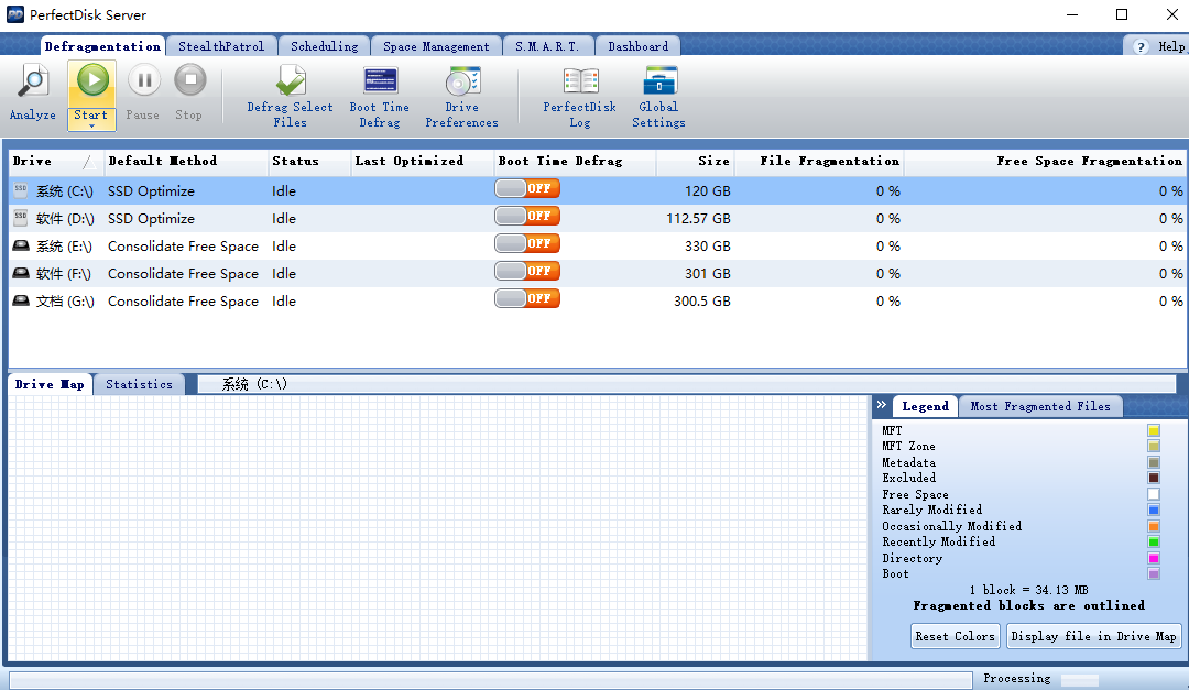 PerfectDisk Professional(磁盘整理软件)