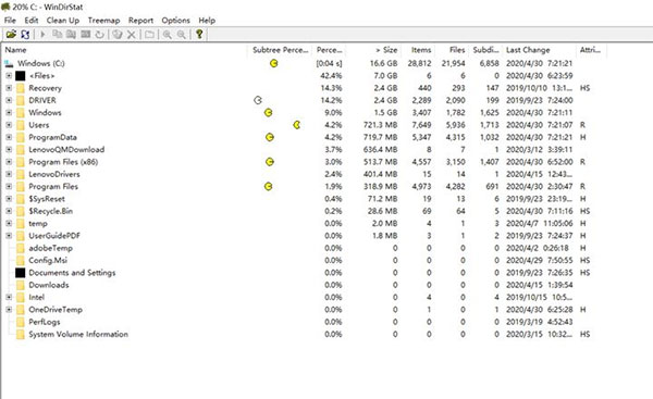 windirstat磁盘管理清理工具