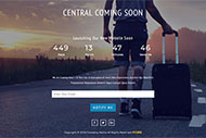 旅行倒计时HTML5网站模板