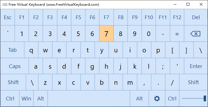 Free Virtual Keyboard(虚拟键盘)