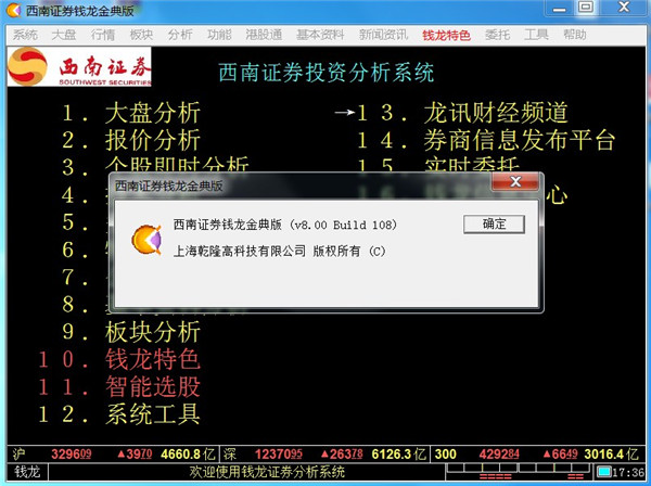 西南证券钱龙金典版最新版