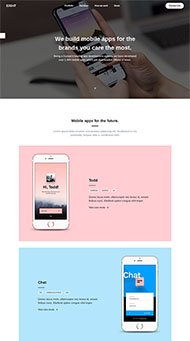 手机apps开发制作公司模板 