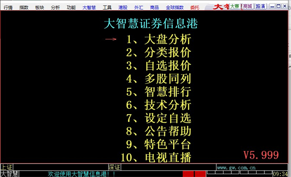 萬聯(lián)證券大智慧軟件