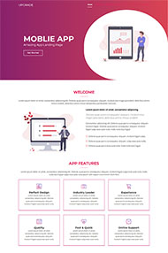 MOBLIE APP官网网站模板