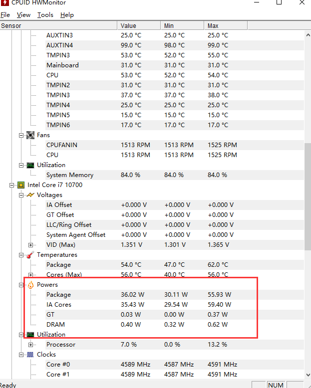 CPUID HWMonitor(cpu温度检测软件)