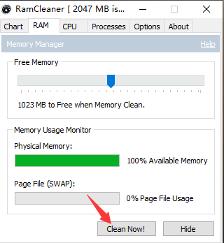 RamCleaner(内存优化整理软件)