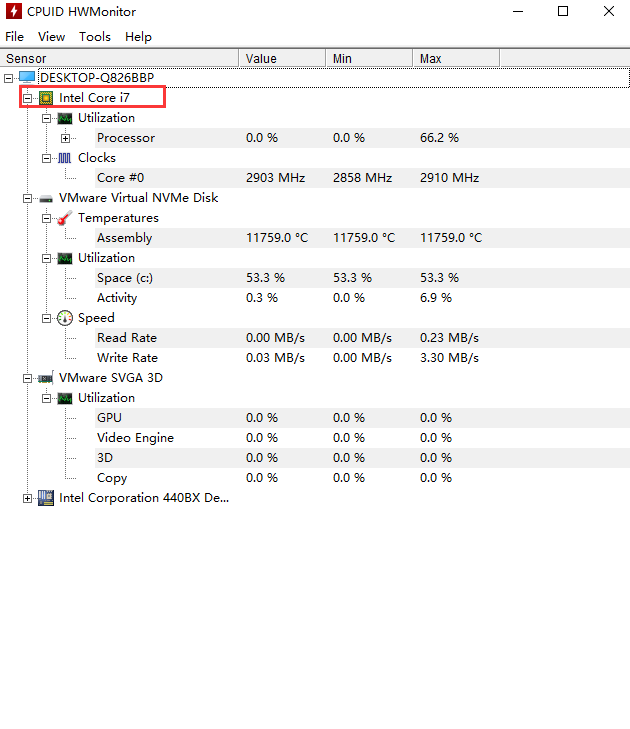 CPUID HWMonitor(cpu温度检测软件)