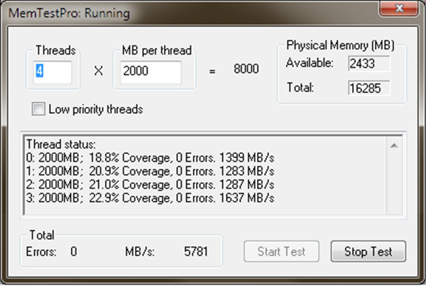 MemTest(內存檢測)