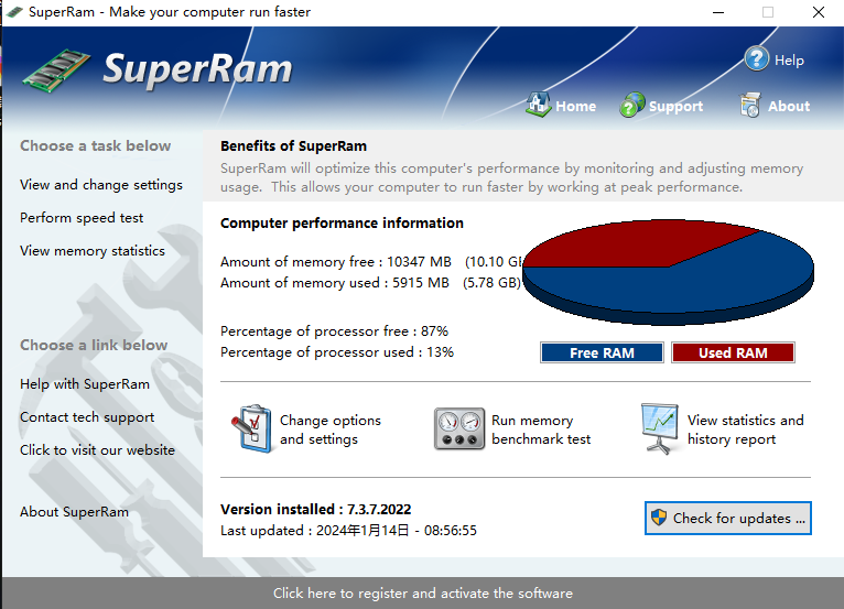 SuperRam(系統(tǒng)內(nèi)存管理軟件)