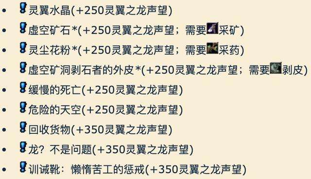 灵翼之龙声望开启任务流程(wow虚空龙声望速刷方法)