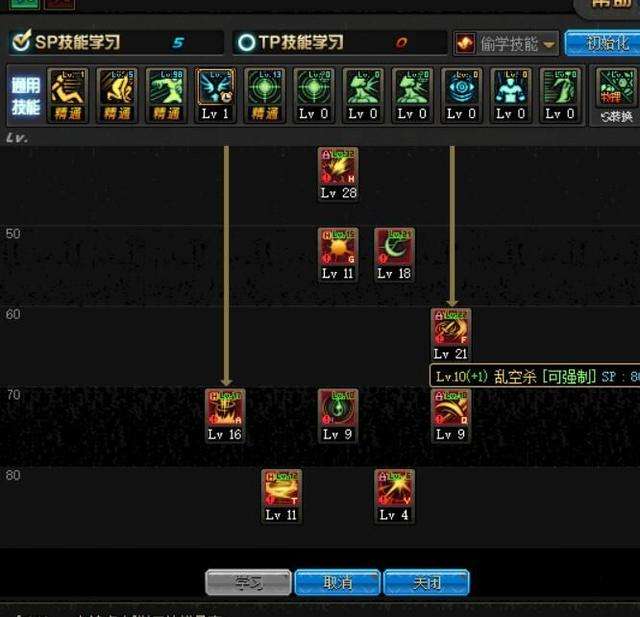 dnf暗夜使者刺客加点图及技能加点详解（附武器和装备推荐）