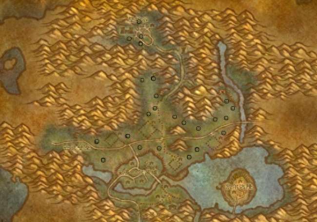 魔兽怀旧服西瘟疫之地任务流程（任务触发、飞行点及矿点介绍）