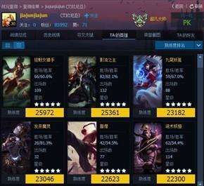lol熟练度查询系统及排名查询（怎么查看和展示英雄熟练度）